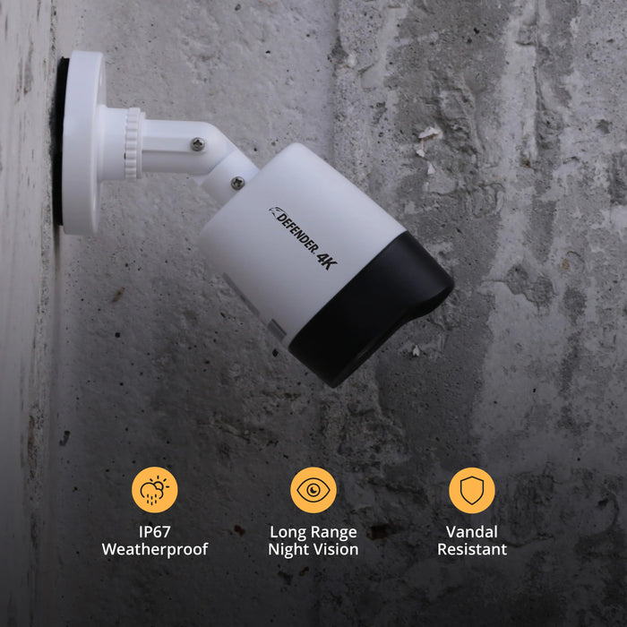 Defender 4K Ultra HD Wired Additional Security Camera V2