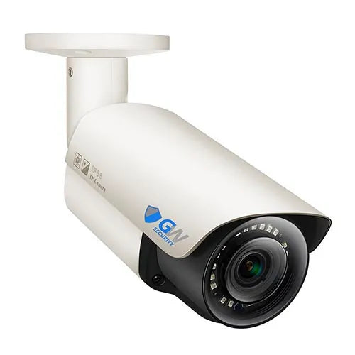 GW Security 16 Channel NVR Security Camera System with 16 * 5MP IP Bullet 2.8-12mm Varifocal Lens Camera, Human Detection, 4X Optical Zoom, Built-In Microphone, PoE