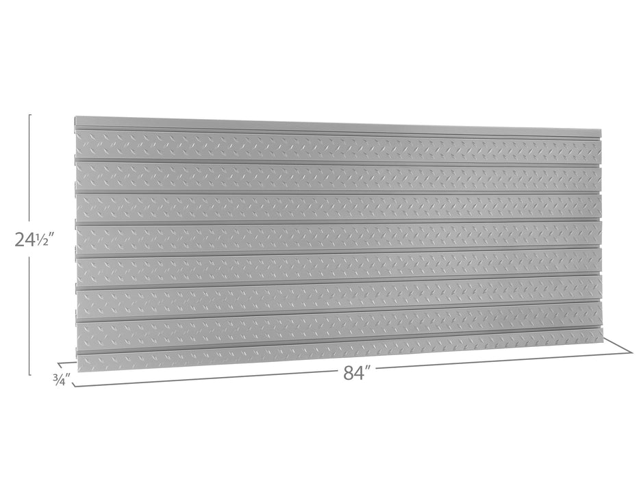 NewAge Pro Series Diamond Plate Slatwall Backsplash