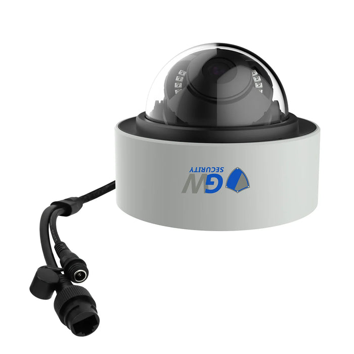 GW Security 16 Channel NVR Security Camera System with 16 * 8MP IP Dome 2.8mm Fixed Lens Camera, 15 AI Smart Functions, Human Detection, Built-In Microphone, PoE