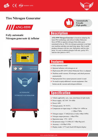 Aston® Tire Nitrogen Filling System ANG-9599