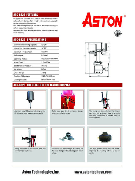 Aston® Tire Changer & Magnetic Levitation Wheel Balancer Combo 1560-3222