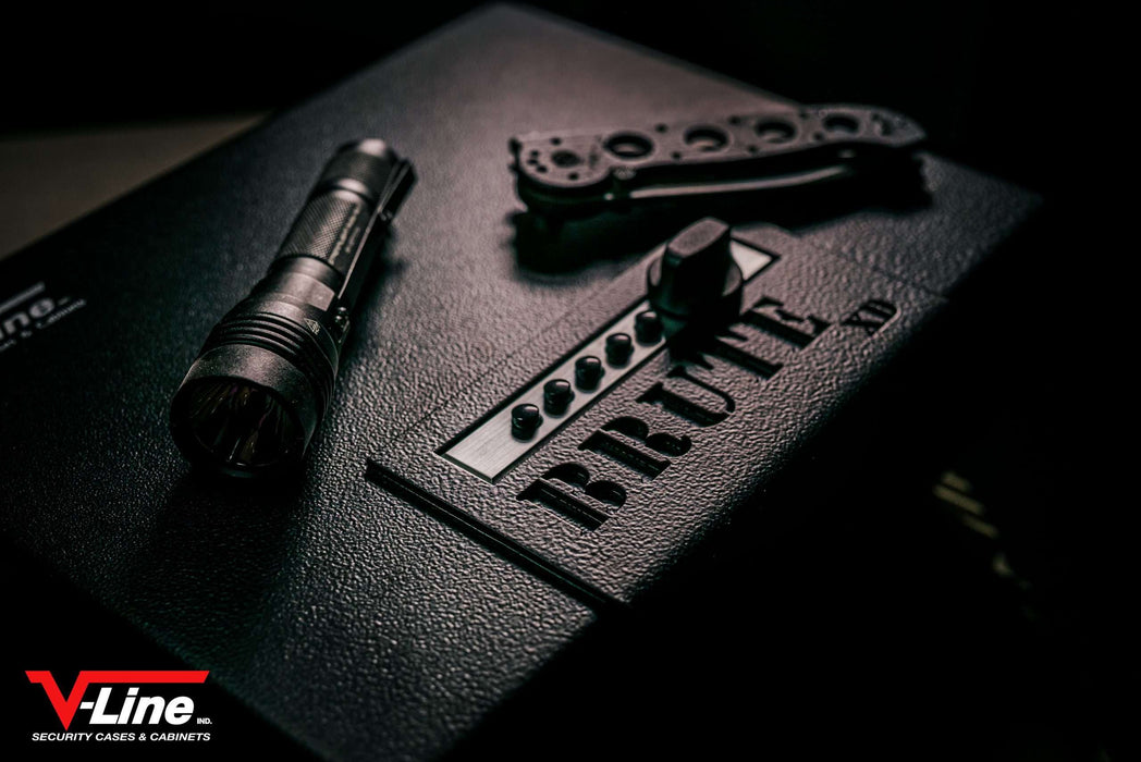 V-Line Tactical Heavy Duty Large Capacity Handgun Safe With Heavy Duty Lock Cover