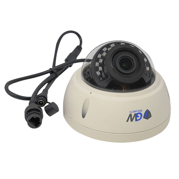 GW Security 8 Channel NVR Security Camera System with 8 * 8MP IP Dome 2.8-8mm Motorized Lens Camera, Human Detection, 3X Motorized Zoom, Built-In Microphone, Vandal-Proof, PoE