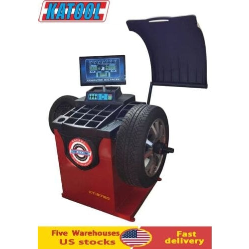 Katool KT-T810 & KT-B750 Tire Changer & Wheel Balancer Combo w/ adaptors
