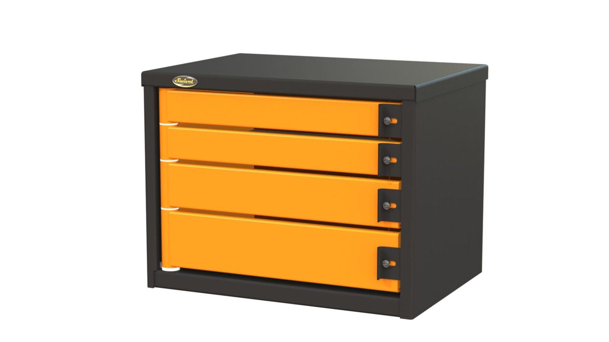 Swivel Service Body / Van Tool Box - 24" W x 18" H, 4 drawers