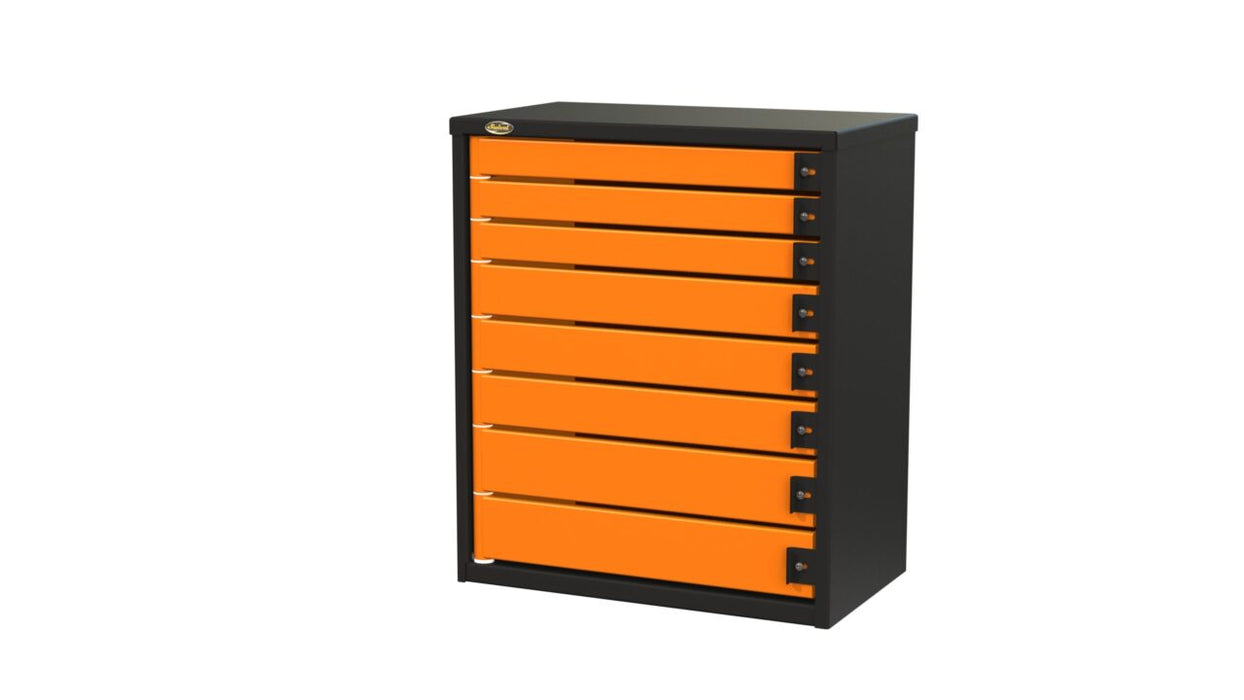 Swivel Service Body / Van Tool Box - 30" W x 34" H, 8 drawers