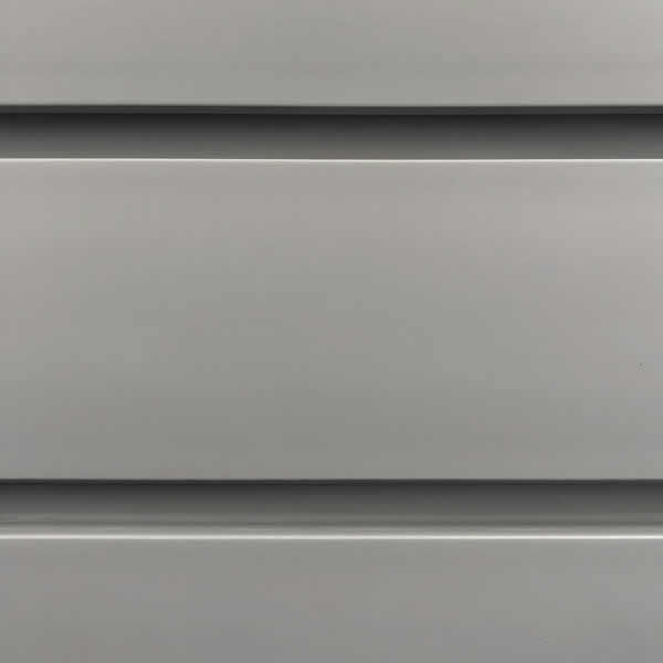 storeWALL 4′ Heavy Duty Slatwall Case-Weathered Grey